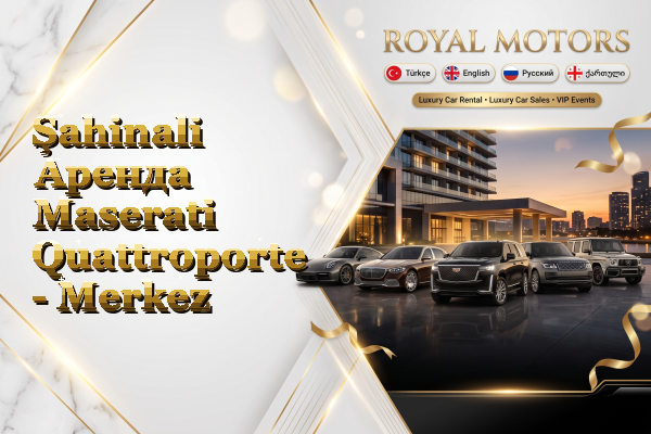 Şahinali Аренда Maserati Quattroporte - Merkez