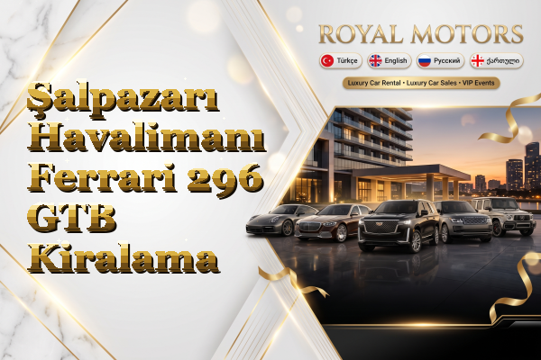 Şalpazarı Havalimanı Ferrari 296 GTB Kiralama