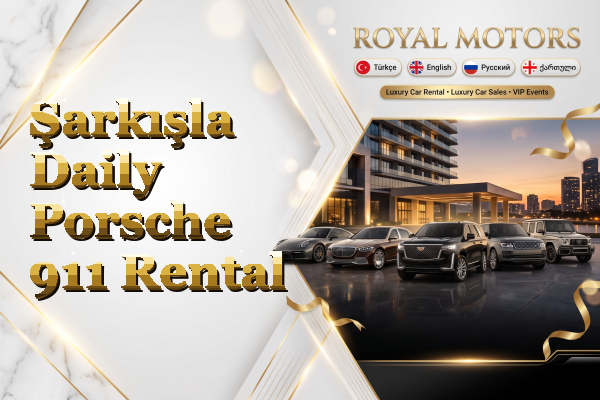 Şarkışla Daily Porsche 911 Rental