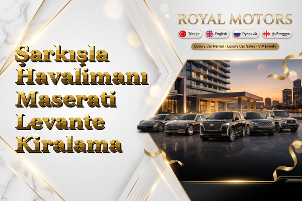 Şarkışla Havalimanı Maserati Levante Kiralama