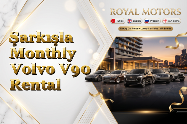 Şarkışla Monthly Volvo V90 Rental
