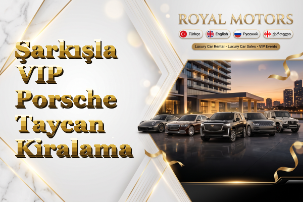 Şarkışla VIP Porsche Taycan Kiralama