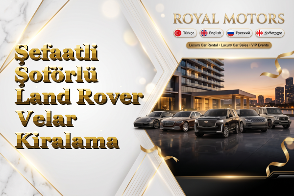 Şefaatli Şoförlü Land Rover Velar Kiralama