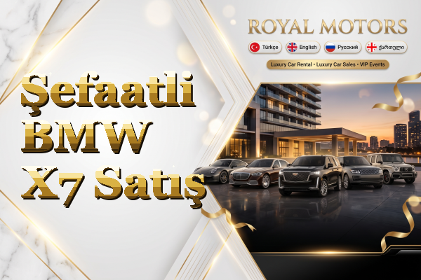 Şefaatli BMW X7 Satış