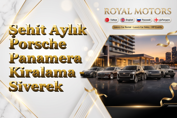 Şehit Aylık Porsche Panamera Kiralama - Siverek