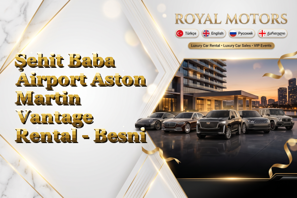 Şehit Baba Airport Aston Martin Vantage Rental - Besni