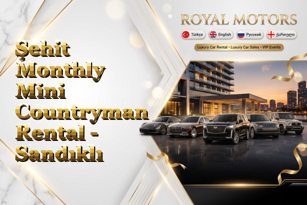 Şehit Monthly Mini Countryman Rental - Sandıklı