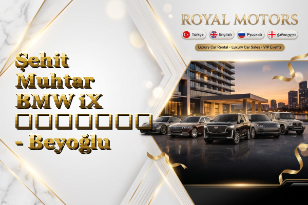 Şehit Muhtar BMW iX გაყიდვა - Beyoğlu