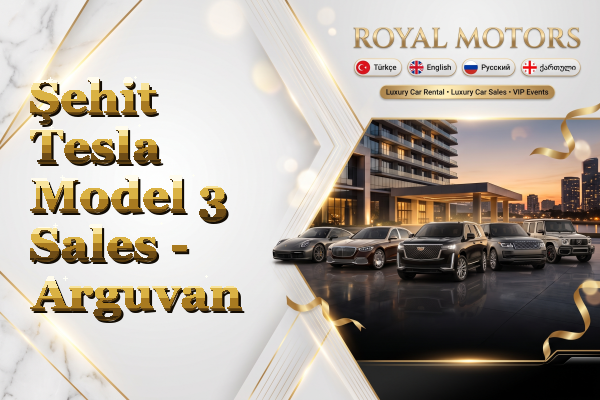 Şehit Tesla Model 3 Sales - Arguvan