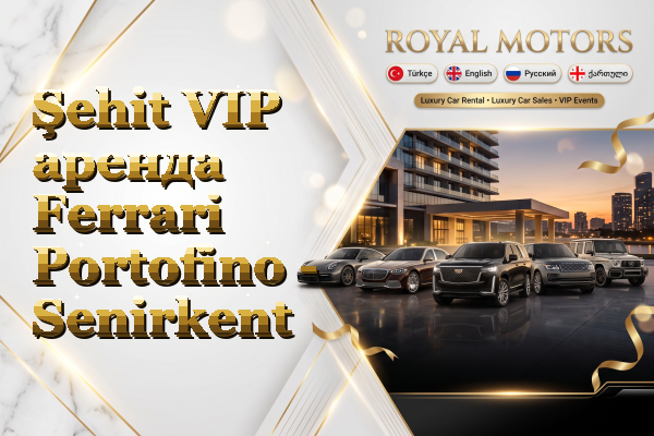 Şehit VIP аренда Ferrari Portofino - Senirkent