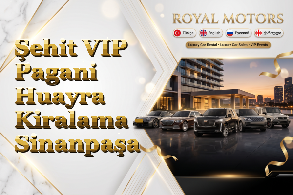 Şehit VIP Pagani Huayra Kiralama - Sinanpaşa