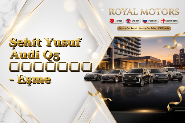 Şehit Yusuf Audi Q5 გაყიდვა - Eşme