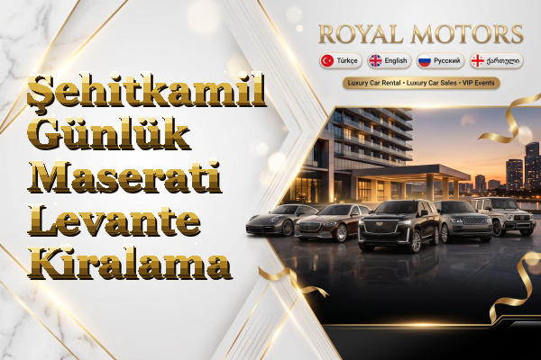 Şehitkamil Günlük Maserati Levante Kiralama