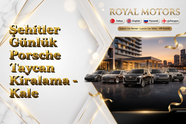 Şehitler Günlük Porsche Taycan Kiralama - Kale