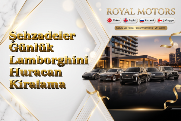 Şehzadeler Günlük Lamborghini Huracan Kiralama