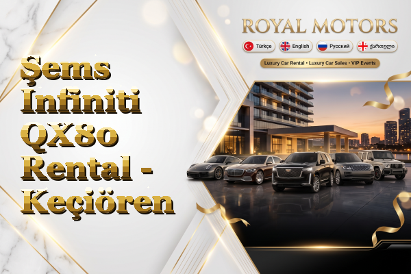 Şems Infiniti QX80 Rental - Keçiören