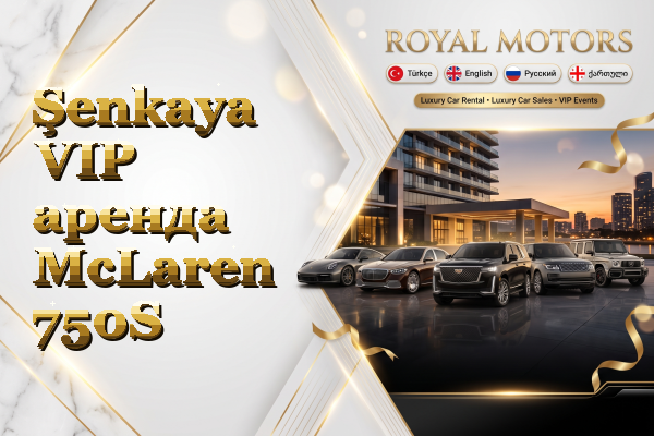 Şenkaya VIP аренда McLaren 750S