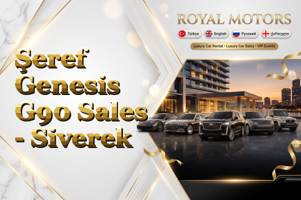Şeref Genesis G90 Sales - Siverek