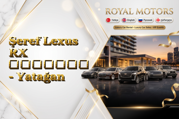Şeref Lexus RX გაყიდვა - Yatağan