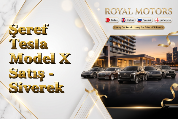 Şeref Tesla Model X Satış - Siverek