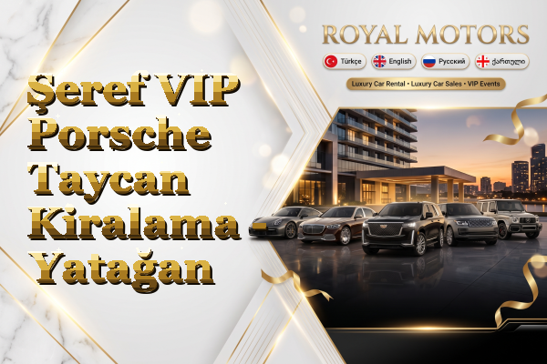 Şeref VIP Porsche Taycan Kiralama - Yatağan