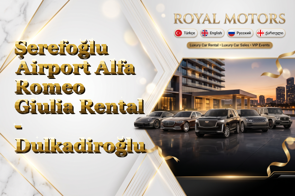 Şerefoğlu Airport Alfa Romeo Giulia Rental - Dulkadiroğlu