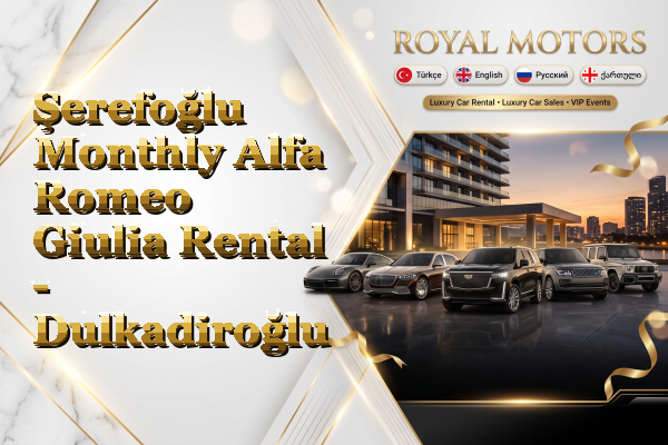 Şerefoğlu Monthly Alfa Romeo Giulia Rental - Dulkadiroğlu