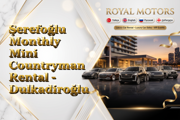 Şerefoğlu Monthly Mini Countryman Rental - Dulkadiroğlu