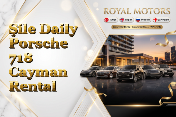 Şile Daily Porsche 718 Cayman Rental