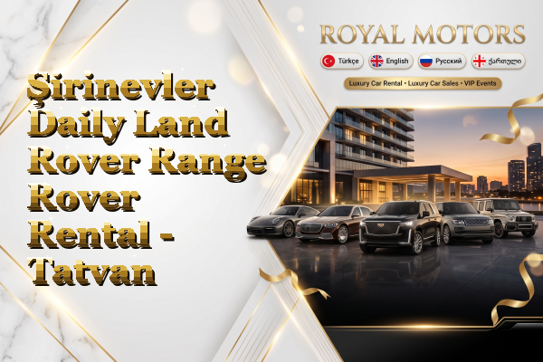 Şirinevler Daily Land Rover Range Rover Rental - Tatvan