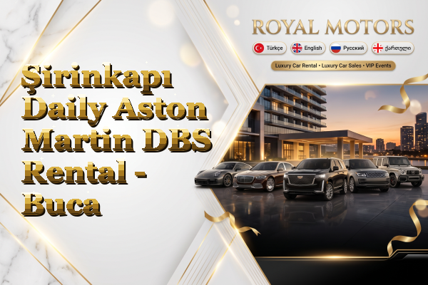 Şirinkapı Daily Aston Martin DBS Rental - Buca
