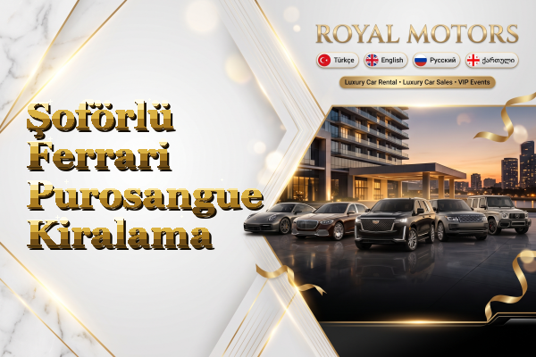 Şoförlü Ferrari Purosangue Kiralama