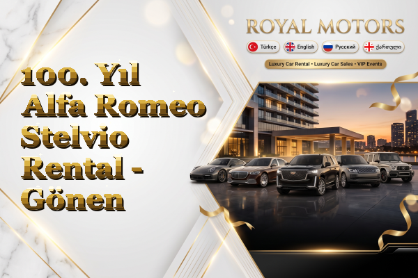 100. Yıl Alfa Romeo Stelvio Rental - Gönen