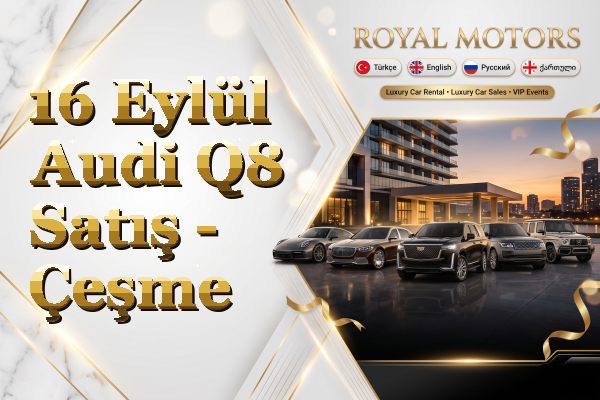 16 Eylül Audi Q8 Satış - Çeşme