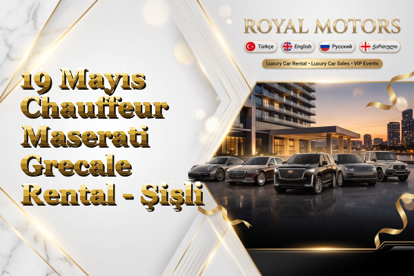 19 Mayıs Chauffeur Maserati Grecale Rental - Şişli