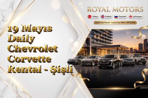 19 Mayıs Daily Chevrolet Corvette Rental - Şişli