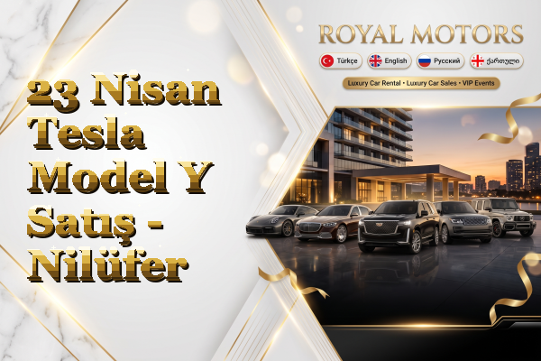 23 Nisan Tesla Model Y Satış - Nilüfer