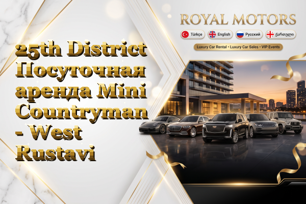 25th District Посуточная аренда Mini Countryman - West Rustavi