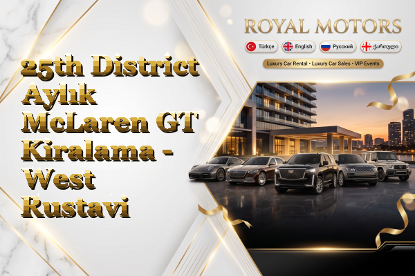 25th District Aylık McLaren GT Kiralama - West Rustavi
