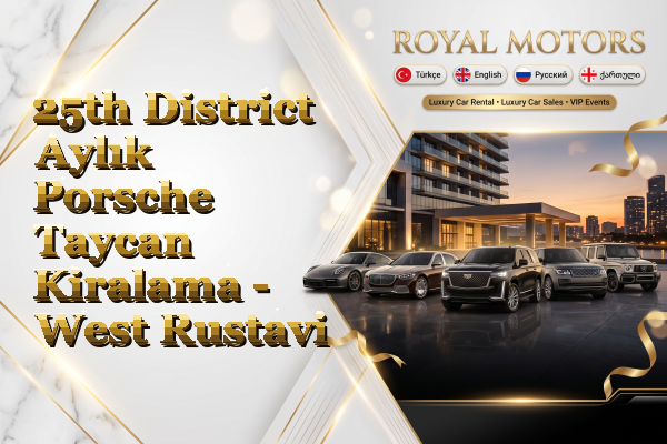 25th District Aylık Porsche Taycan Kiralama - West Rustavi