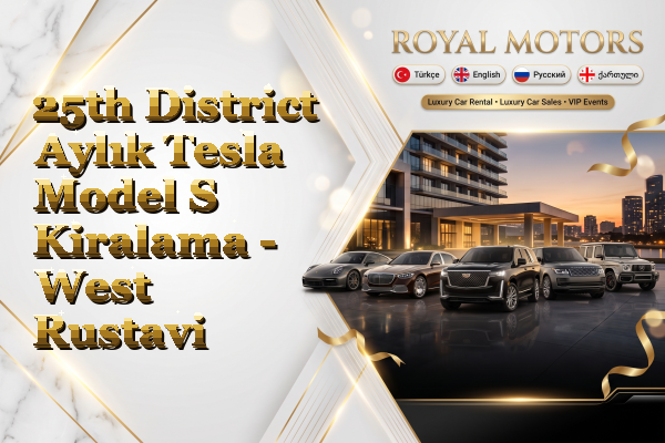 25th District Aylık Tesla Model S Kiralama - West Rustavi