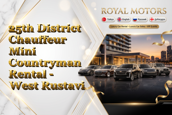 25th District Chauffeur Mini Countryman Rental - West Rustavi