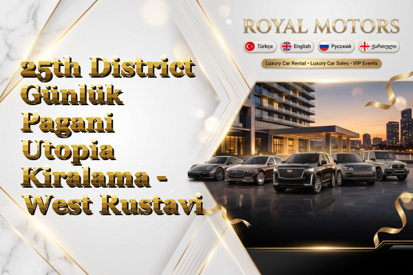 25th District Günlük Pagani Utopia Kiralama - West Rustavi