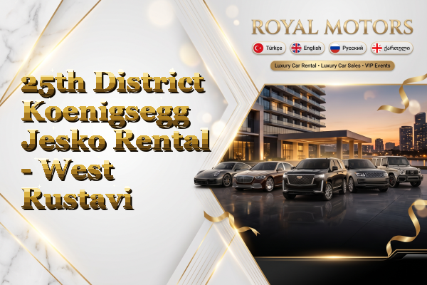 25th District Koenigsegg Jesko Rental - West Rustavi