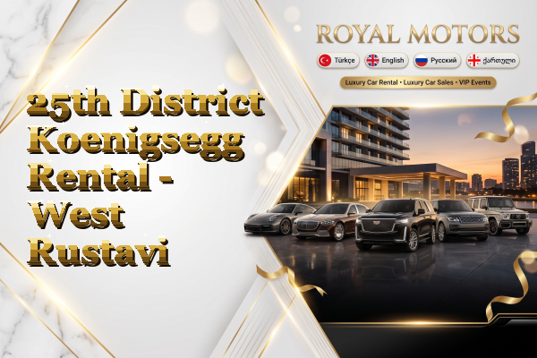 25th District Koenigsegg Rental - West Rustavi