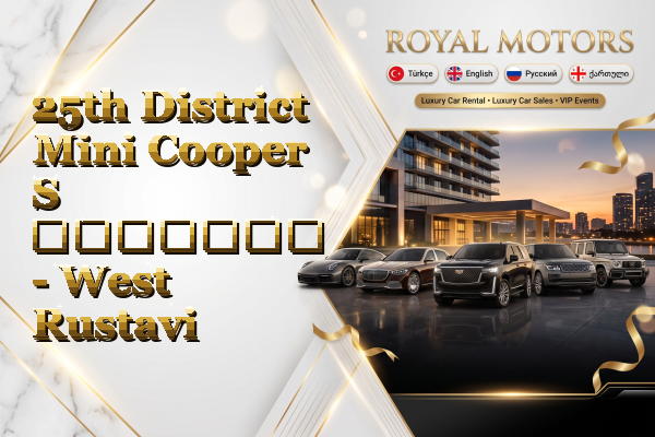 25th District Mini Cooper S გაყიდვა - West Rustavi