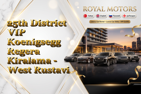 25th District VIP Koenigsegg Regera Kiralama - West Rustavi