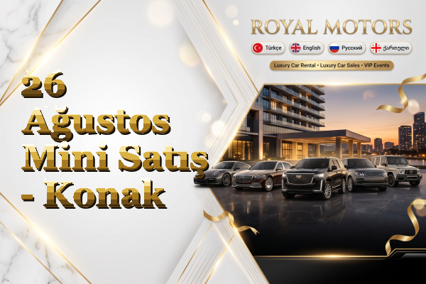 26 Ağustos Mini Satış - Konak