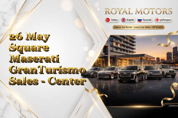 26 May Square Maserati GranTurismo Sales - Center