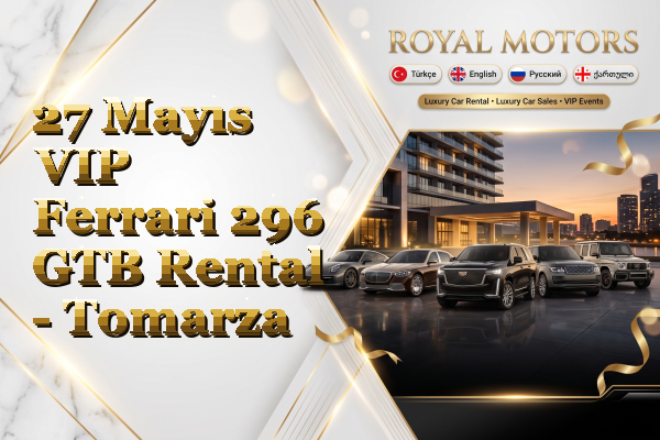 27 Mayıs VIP Ferrari 296 GTB Rental - Tomarza
